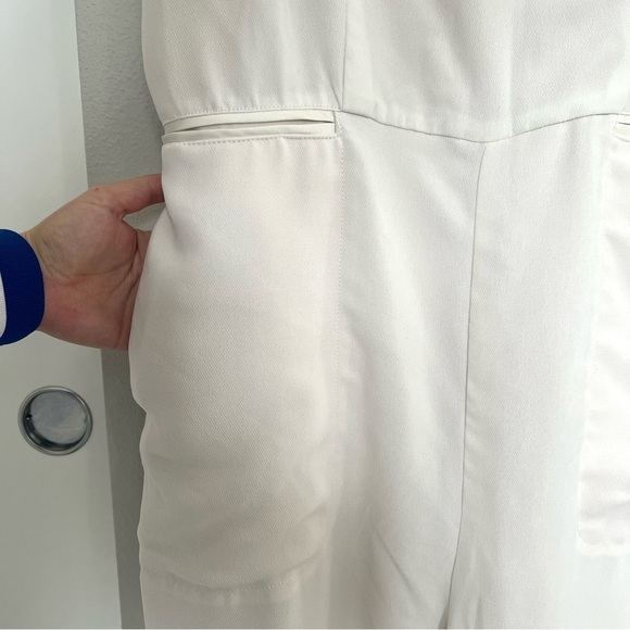 Maeve by Anthropologie Magdalena Jumpsuit – Modern Bridal Chic - White - Sz 12T - Picture 9 of 15